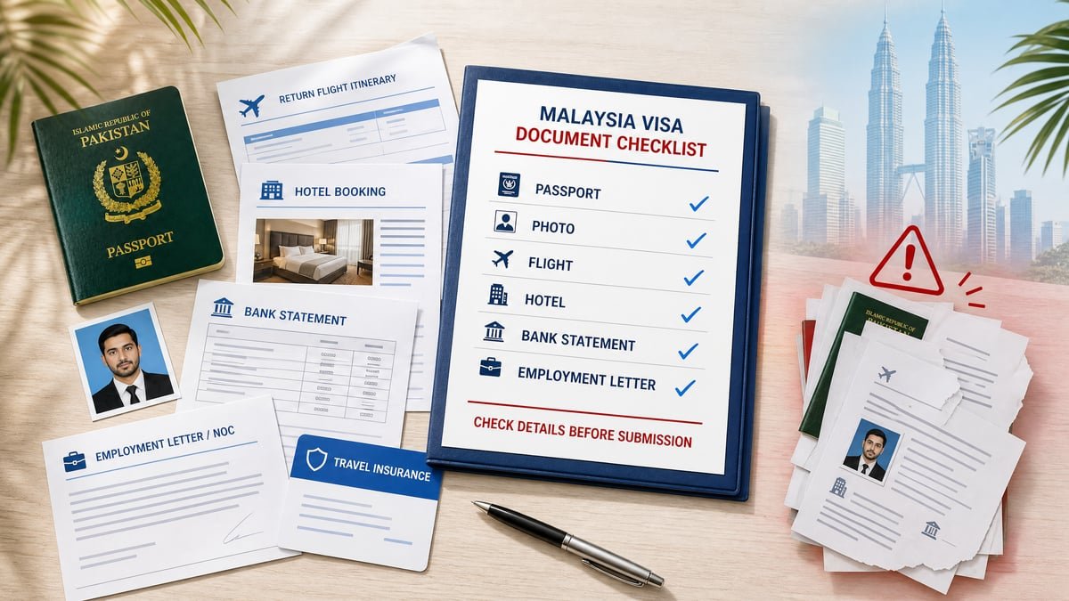 Common reasons Malaysia visa gets rejected for Pakistani applicants